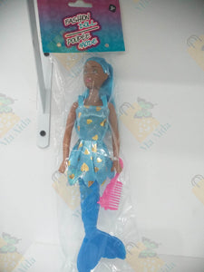 Fashion Doll mermaid Poupee mode ordinary doll age 3+