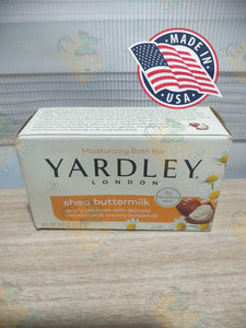 Yardley London Moisturizing Bath Bar Shea Buttermilk 4.0 Oz.(113g)