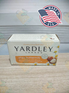 Yardley London Moisturizing Bath Bar Shea Buttermilk 4.0 Oz.(113g)