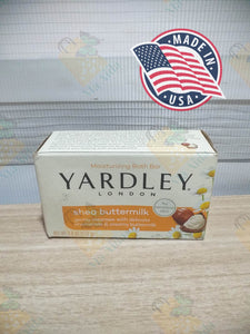 Yardley London Moisturizing Bath Bar Shea Buttermilk 4.0 Oz.(113g)