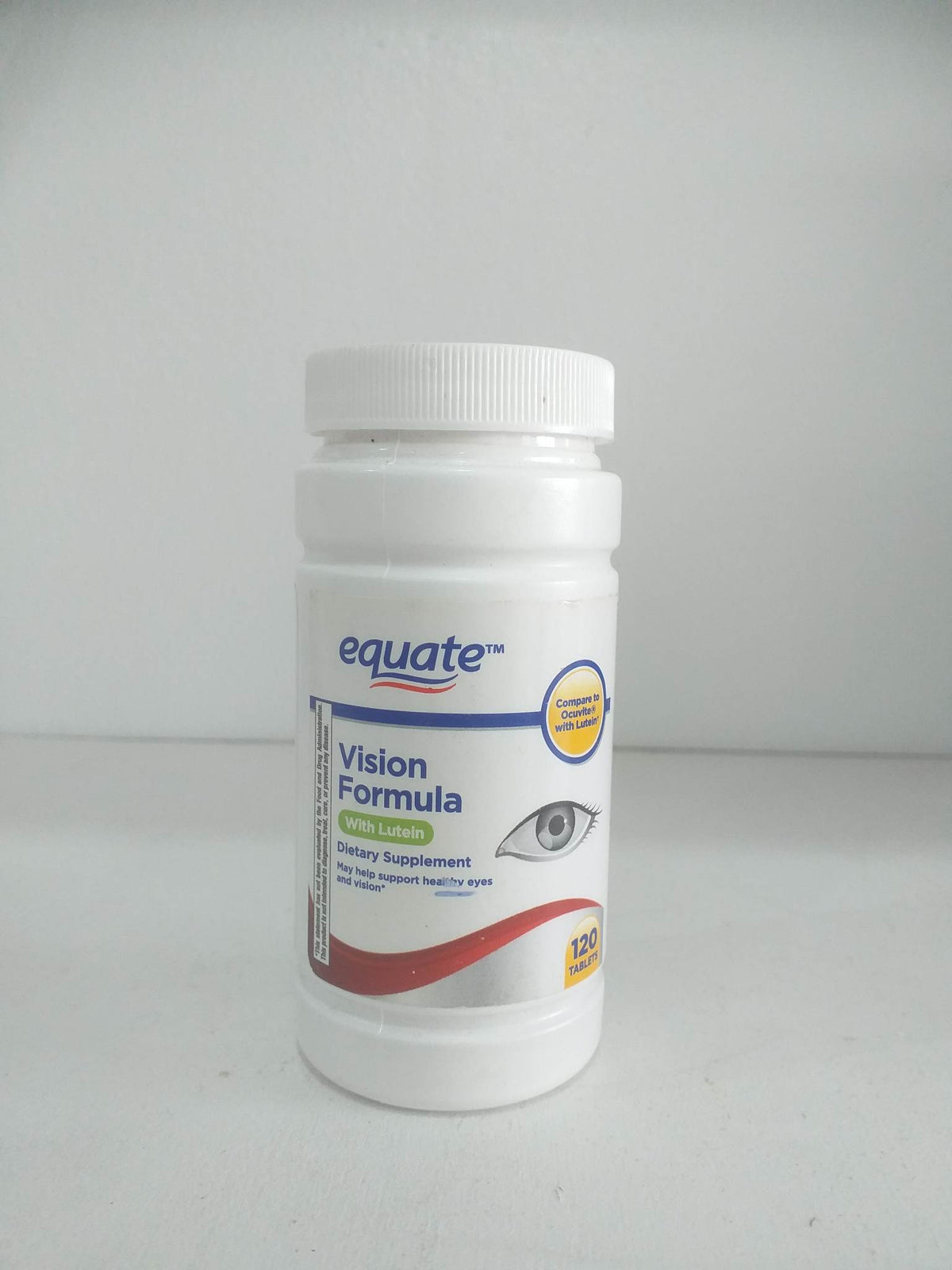 Equate Vision Formula with Lutein Tablets Dietary Supplement, 120 Count