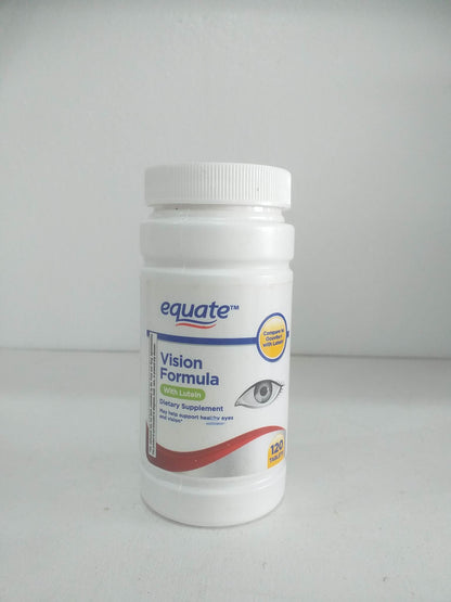 Equate Vision Formula with Lutein Tablets Dietary Supplement, 120 Count