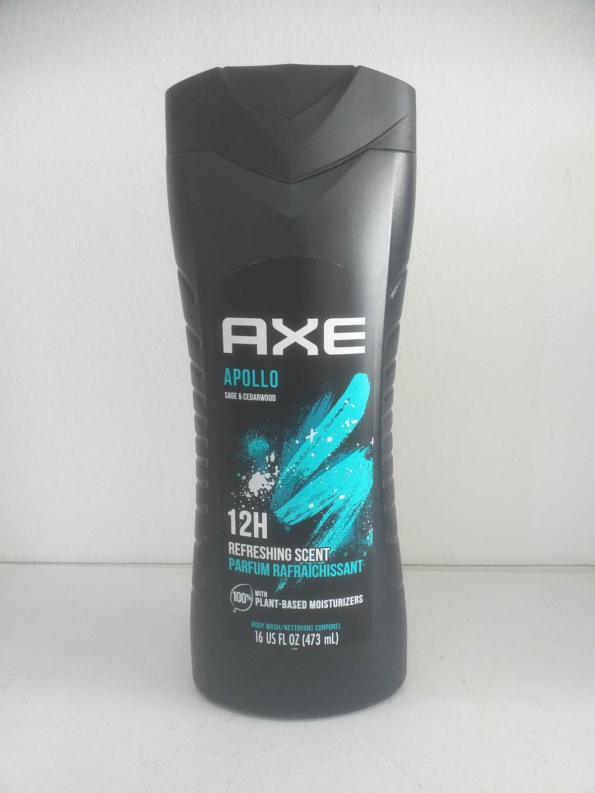 Axe Body Wash Apollo Sage & Cedarwood Refreshing scent 16 oz (473ml)
