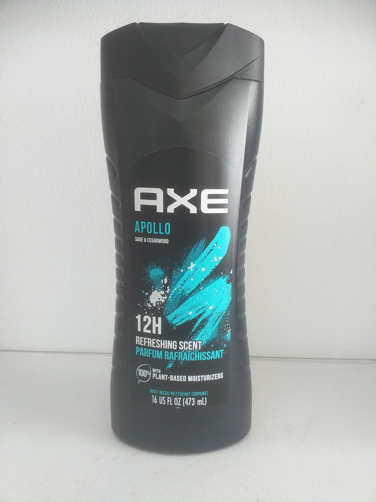 Axe Body Wash Apollo Sage & Cedarwood Refreshing scent 16 oz (473ml)