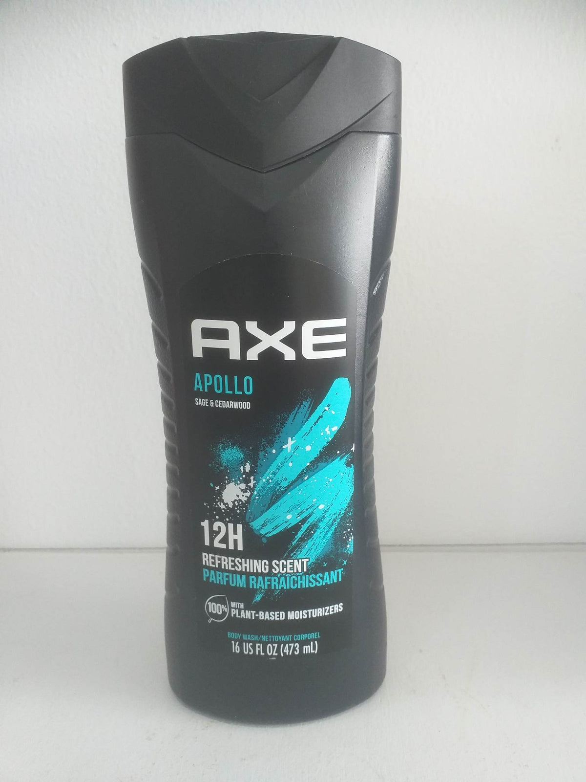 Axe Body Wash Apollo Sage & Cedarwood Refreshing scent 16 oz (473ml)