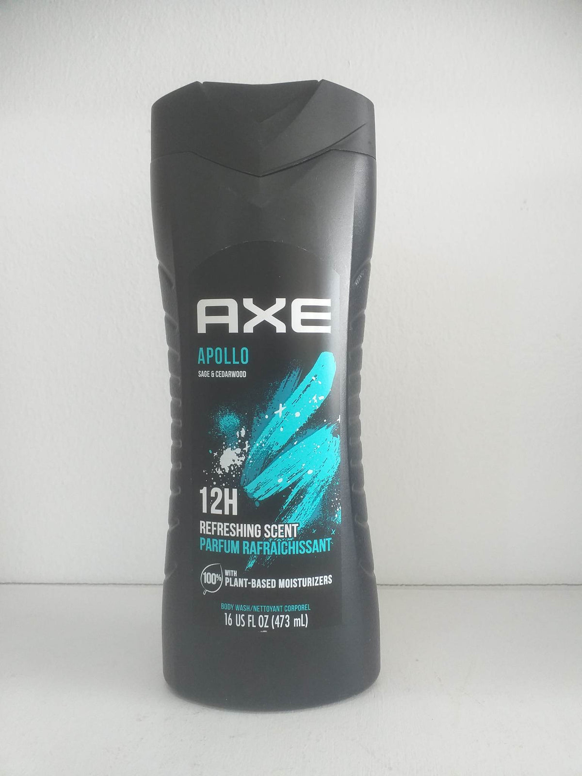 Axe Body Wash Apollo Sage & Cedarwood Refreshing scent 16 oz (473ml)