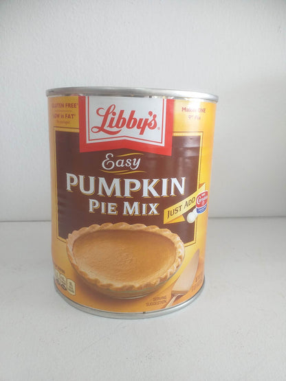 Libby's Pumpkin Pie Mix Gluten Free Low in Fat 30 oz (850g)