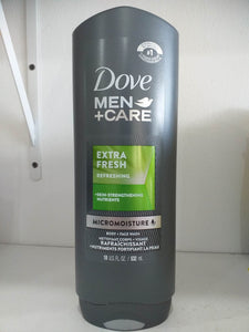 Dove Men+Care Extra Fresh Micromoisture Face - Body Wash 532ml