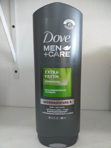 Dove Men+Care Extra Fresh Micromoisture Face - Body Wash 532ml