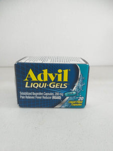 Advil Liqui-Gels Ibuprofen, 200 Mg Liquid Filled Capsules, 20 Count