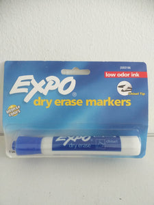 EXPO dry erase markers low odor ink chisel Tip