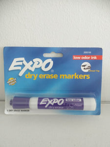 EXPO dry erase markers low odor ink chisel Tip