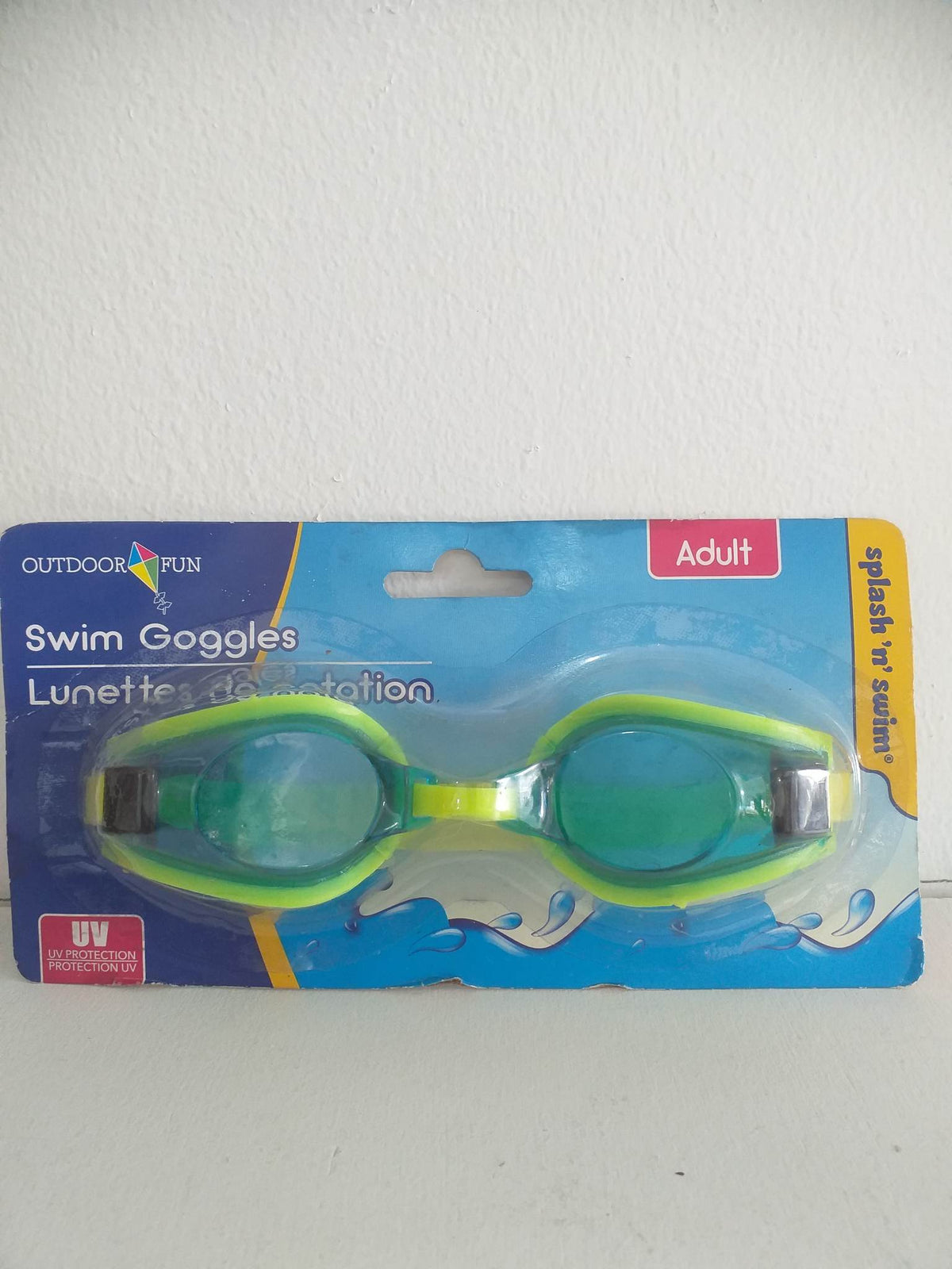 Splash n' swim Outdoor Fun Swim Goggles Adult UV protection
