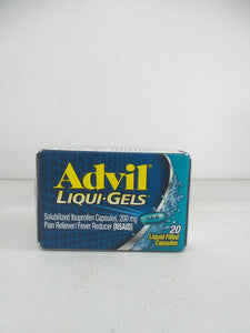 Advil Liqui-Gels Ibuprofen, 200 Mg Liquid Filled Capsules, 20 Count