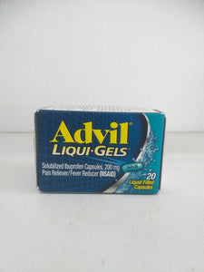 Advil Liqui-Gels Ibuprofen, 200 Mg Liquid Filled Capsules, 20 Count