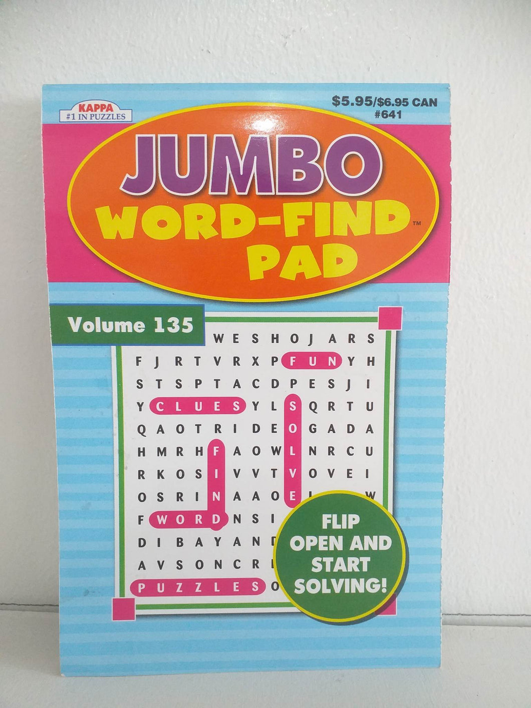 KAPPA Jumbo Word Find Pad