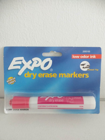 Expo Dry Erase Markers Low Odor Ink Chisel Tip