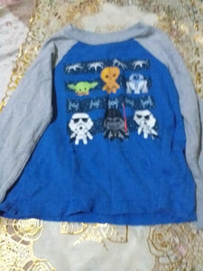 ukay  kids longsleeve  starwars size 5t