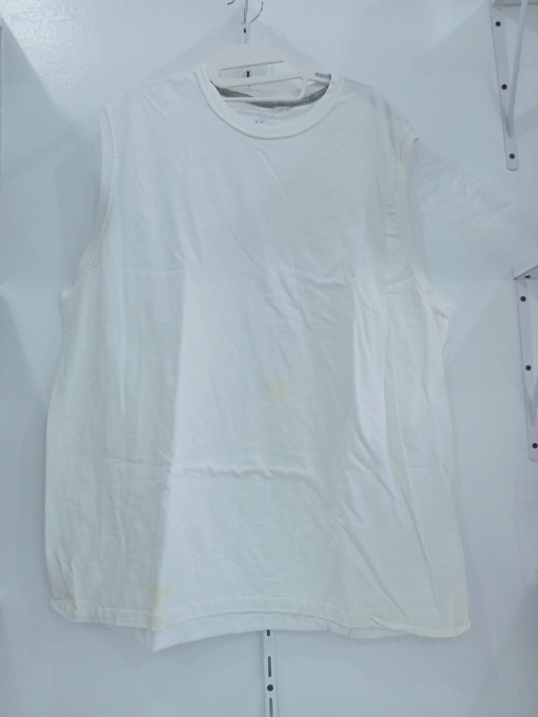 Plain White Shirt Size XL on tag