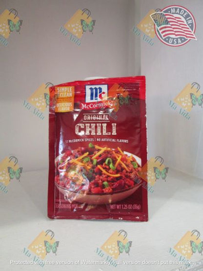 McCormick Original Chili Seasoning Mix, 1.25 oz(35g)