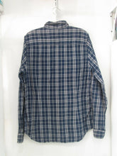 Load image into Gallery viewer, Blue Checkered long sleeve polo
