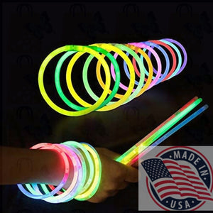 Glow Bracelets 8 pcs light sticks (20 cm)