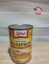 Load image into Gallery viewer, Libby&#39;s 100 % pure PUMPKIN all natural Gluten Free 15 oz (425g)
