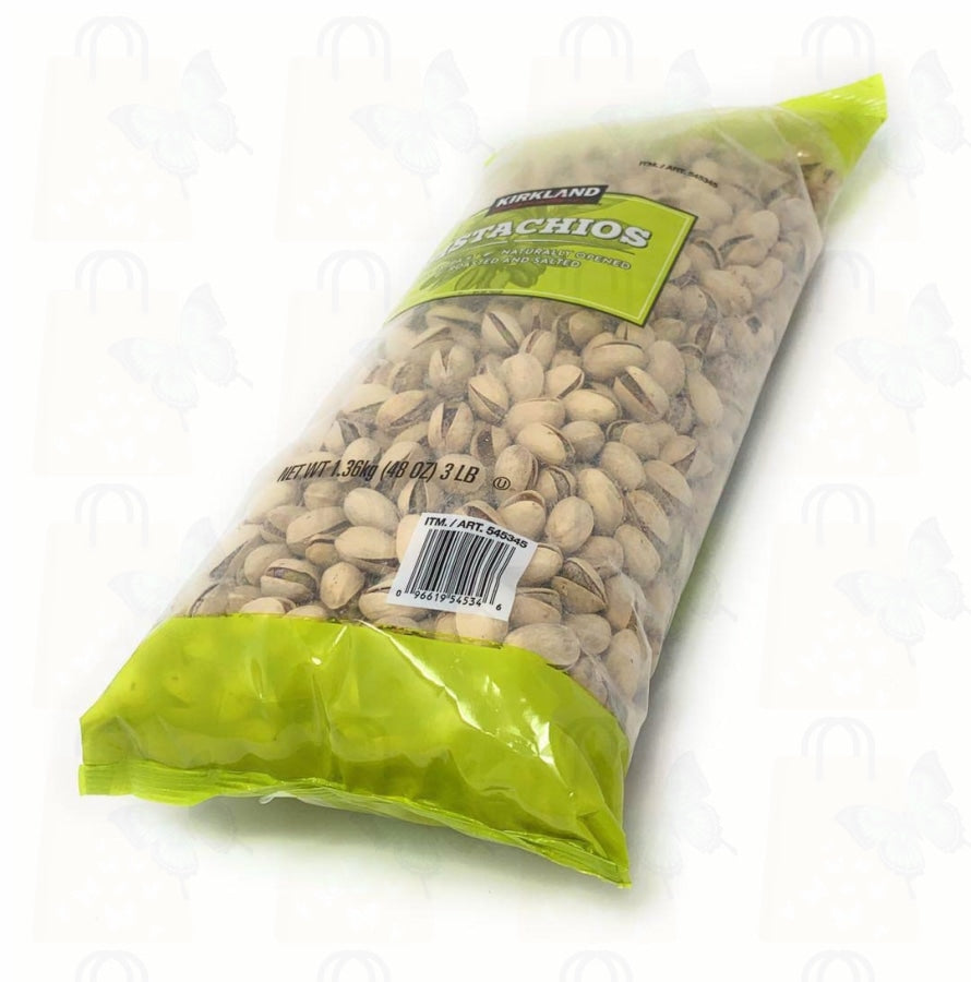 Kirkland Signature Dry Roasted & Salted In-Shell Pistachio, 48 Ounce U.S.A
