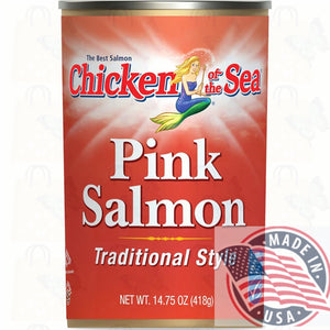 Chicken of the Sea Pink Salmon, Traditional, 14.75 oz