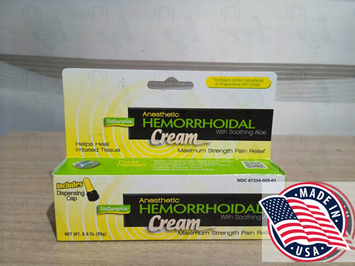 Anesthetic Hemorrhoidal Cream With Soothing Aloe (26G)
