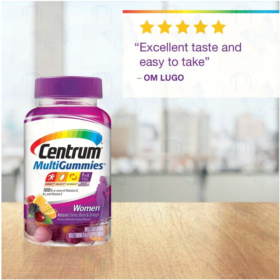 Centrum MultiGummies Gummy Multivitamin for Women, Multivitamin/Multimineral Supplement