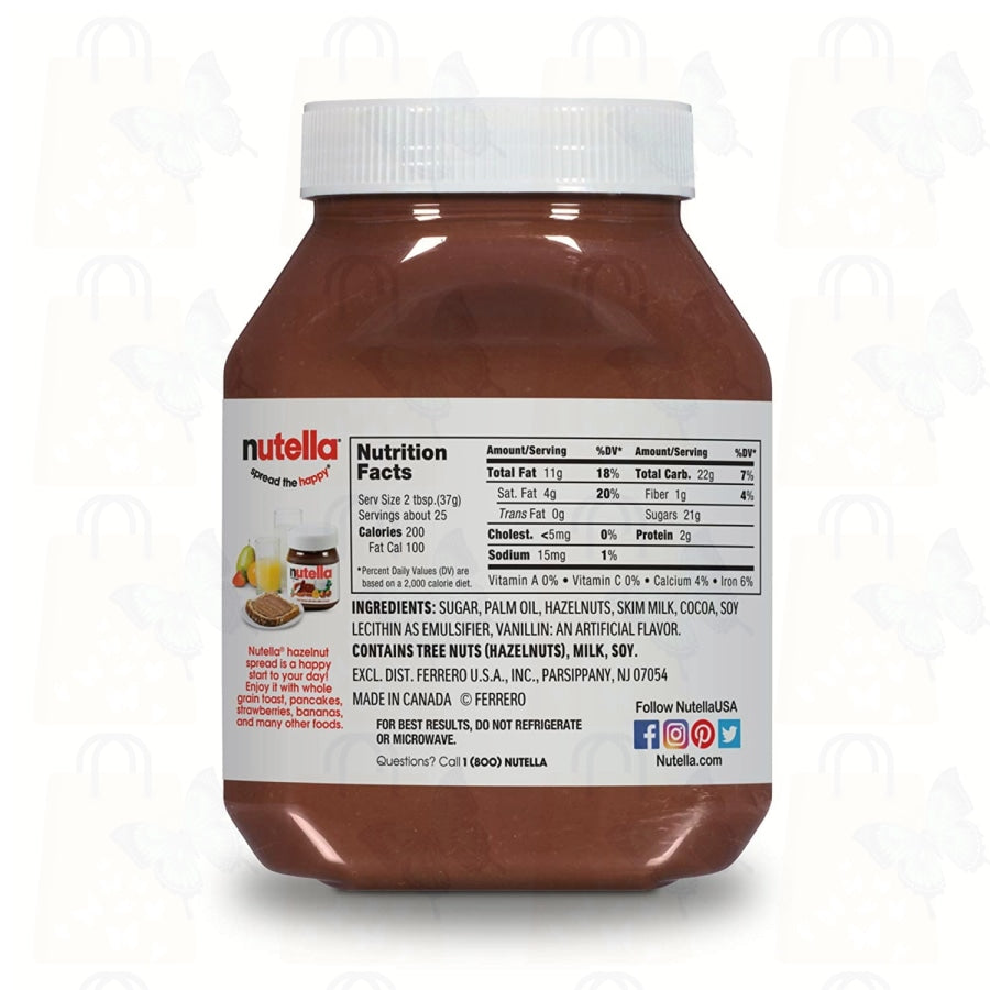 Nutella, Hazelnut Spread with Cocoa - 33.5 oz (950g)