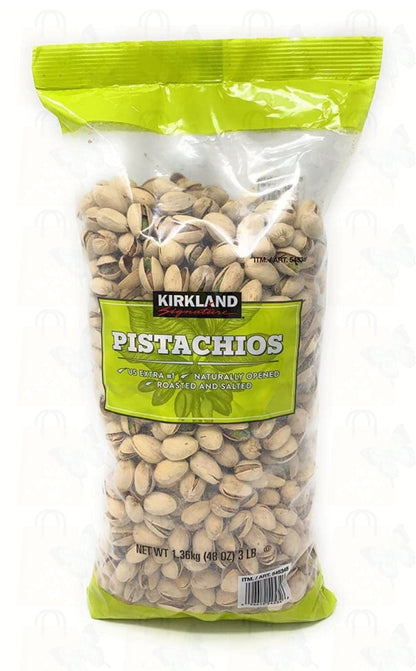 Kirkland Signature Dry Roasted & Salted In-Shell Pistachio, 48 Ounce U.S.A