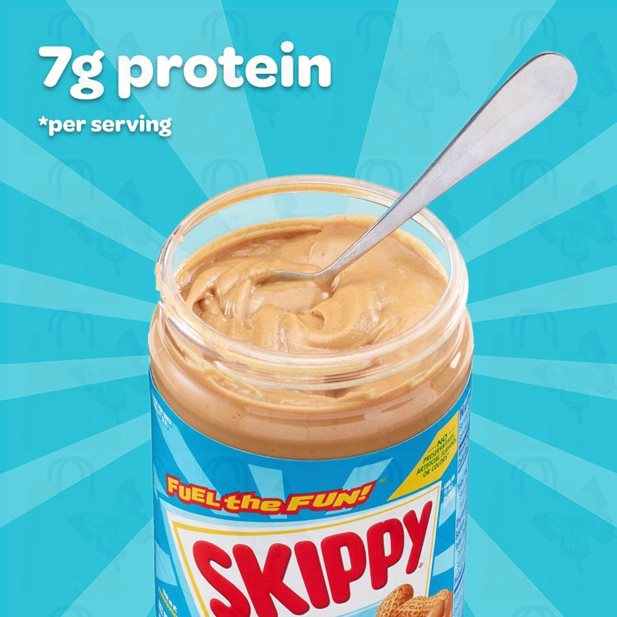 Skippy Natural Peanut Butter, Creamy, 40 oz (2 ct)