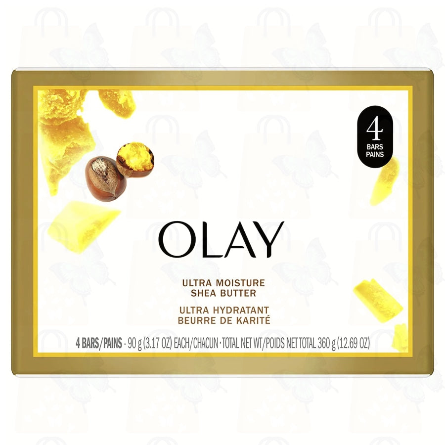 Olay Ultra Moisture Shea Butter With Vit. B3 Complex 4 Bars Pack 340g