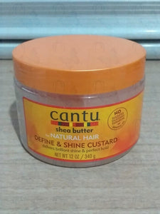 CANTU shea butter natural hair define & shine custard 340g