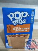 Load image into Gallery viewer, Pop Tarts frosted Brown Sugar Cinnamon 8 toaster pastries 13.5 oz(384g) U.S.A
