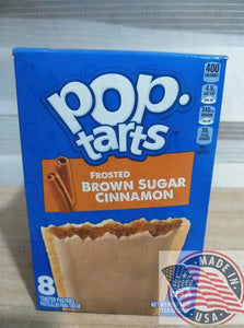 Pop Tarts frosted Brown Sugar Cinnamon 8 toaster pastries 13.5 oz(384g) U.S.A