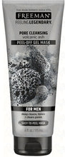 Load image into Gallery viewer, FREEMAN pore cleansing volcanic ash peel off gel mask 6.floz/175ml
