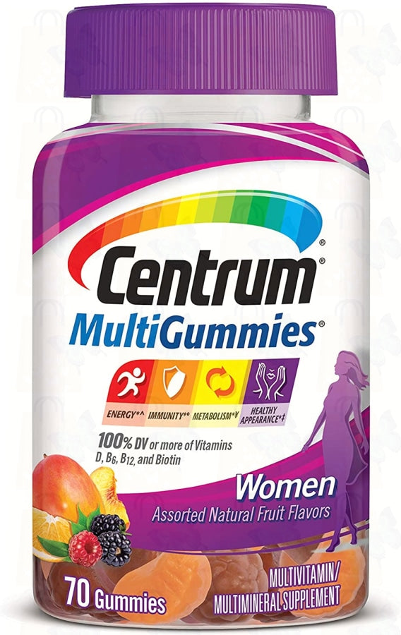Centrum MultiGummies Gummy Multivitamin for Women, Multivitamin/Multimineral Supplement