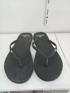 Black slippers size 9