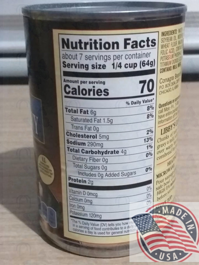 Libby's Country Sausage Gravy 15oz (425g) U.S.A