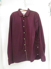 Load image into Gallery viewer, Maroon long sleeve polo large size
