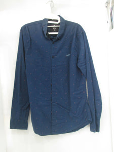 Blue Long Sleeve polo medium size