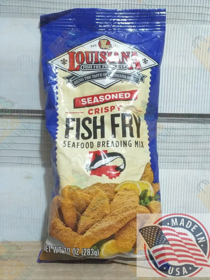 Louisiana Crispy Fish Fry seafood Breading mix 10 oz (283g) U. S. A
