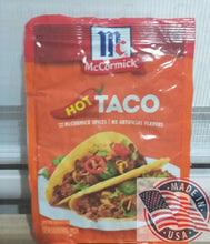 Load image into Gallery viewer, Mc Cormick hot Taco seasoning mix(28g)
