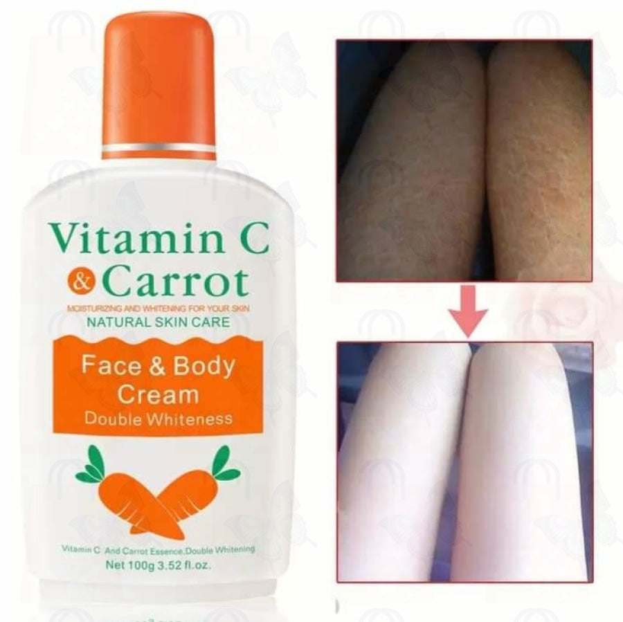Vitamin C and carrot face and body cream