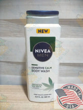 Load image into Gallery viewer, NIVEA men Sensitive Calm Body wash enriched w/ Hemp seed oil+vit. E(500ml) U.S.A
