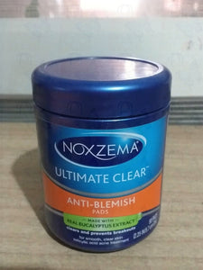 Noxzema Ultimate Clear Anti-blemish Pad Made W/Eucalyptus Extract 90 Pads