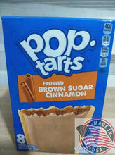 Load image into Gallery viewer, Pop Tarts frosted Brown Sugar Cinnamon 8 toaster pastries 13.5 oz(384g) U.S.A
